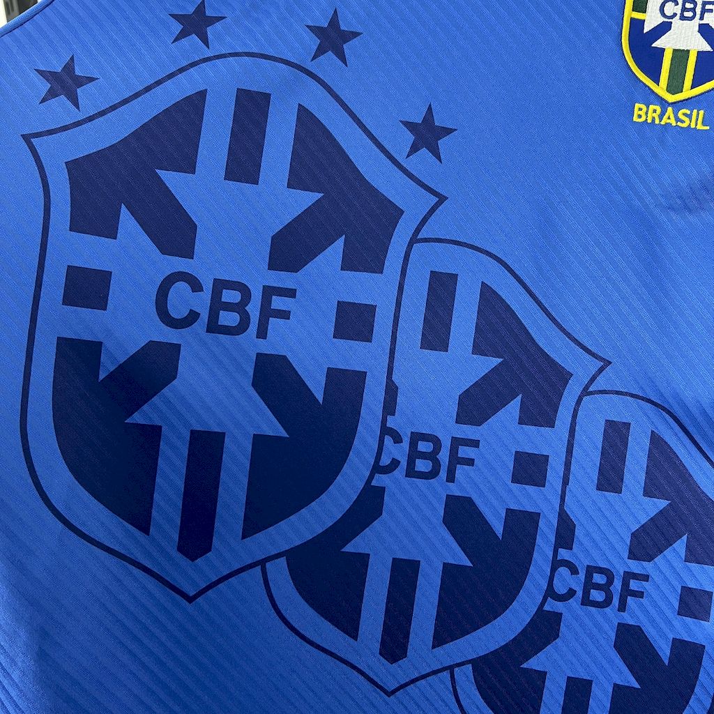 1994 Brazil Away Blue Retro Jersey/1994巴西客场