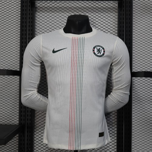 25-26 Chelsea Away Player Long Sleeve Jersey/ 25-26切尔西客场球员版长袖