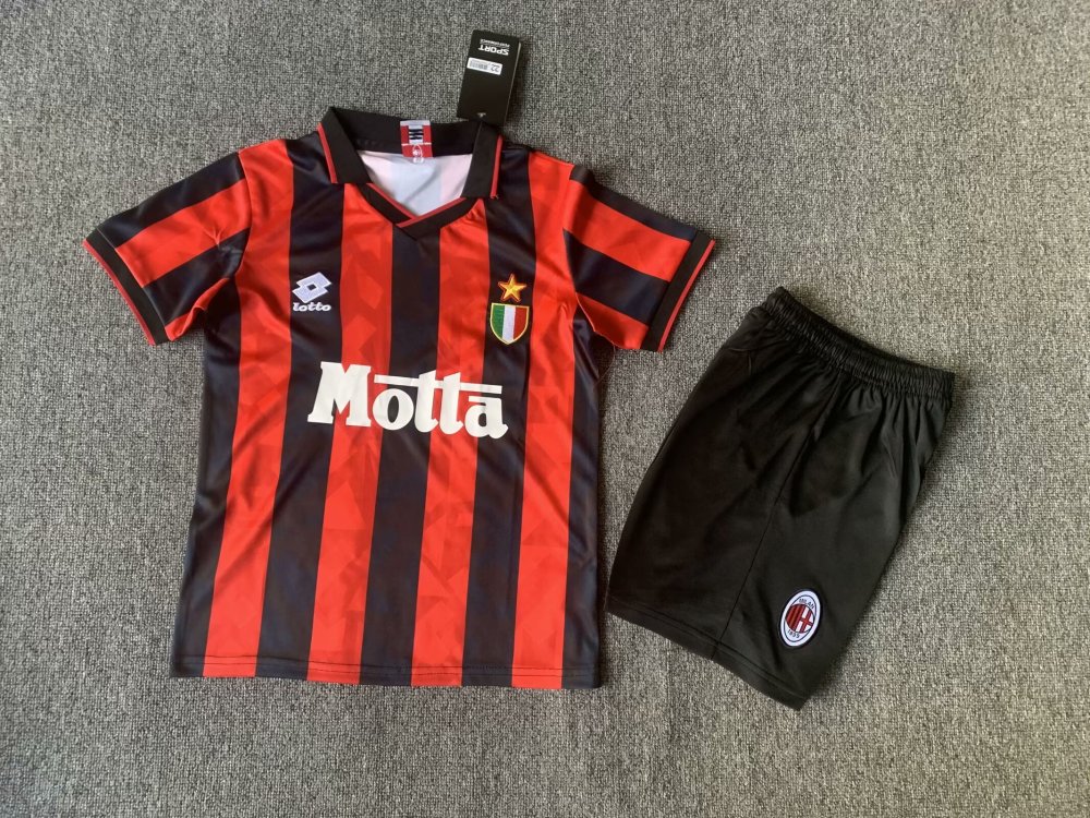 93-94 AC Milan Home Kid Kit/93-94AC米兰主场童装