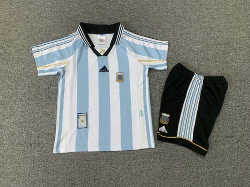 1998 Argentina Home Kid Kit/1998阿根廷主场童装