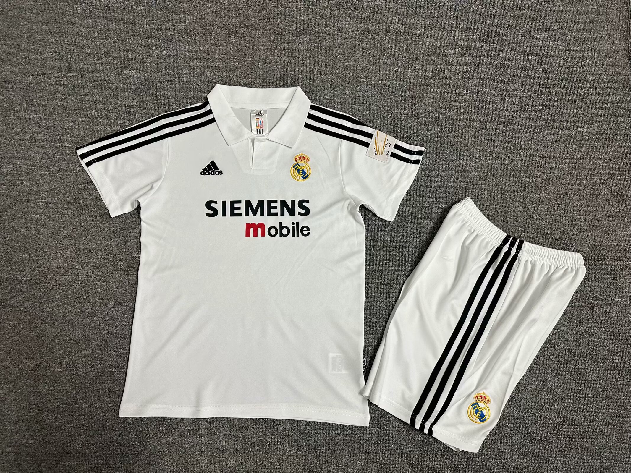 02-03 Real Madrid Home Kid Kit/02-03皇马主场童装