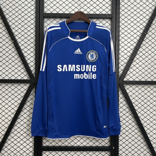 06-07 Chelsea Home Long Sleeve Retro Jersey/ 06-07切尔西主场复古长袖
