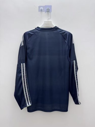25-26 Real Madrid Away Long Sleeve Fans Jersey/25-26皇马客场长袖，球迷版