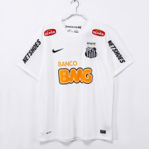 2013 Santos Home Retro Jersey/2013 桑托斯主场(带肩部广告款式）