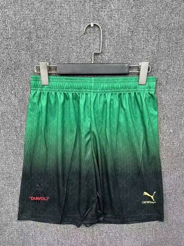 24-25 AC Milan Off White Speical Shorts/24-25 AC米兰off white 联名短裤