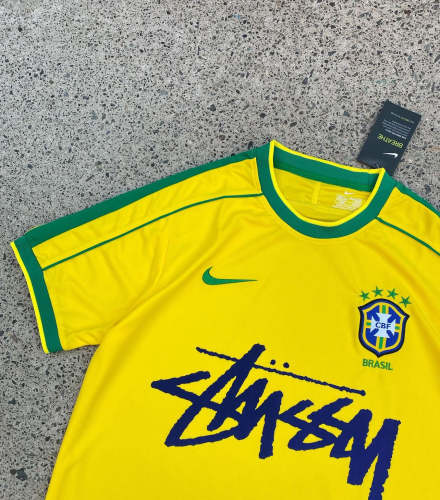 1998 Brazil X Stüssy Retro Jersey/1998 巴西主场