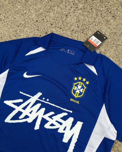 2002 Brazil Away x Stussy Retro Jersey/2002 巴西客场联名