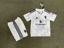 25-26 Manchester United Away Kids Kit/25-26 曼联客场童装
