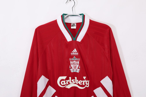 93-95 Liverpool Home Retro Long Sleeve Jersey/93-95 利物浦主场长袖