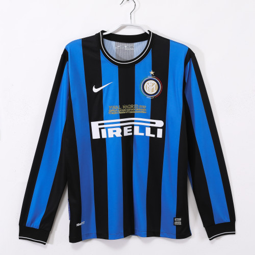 09-10 Inter Milan Home Retro Long Sleeve Jersey/09-10国米主场长袖