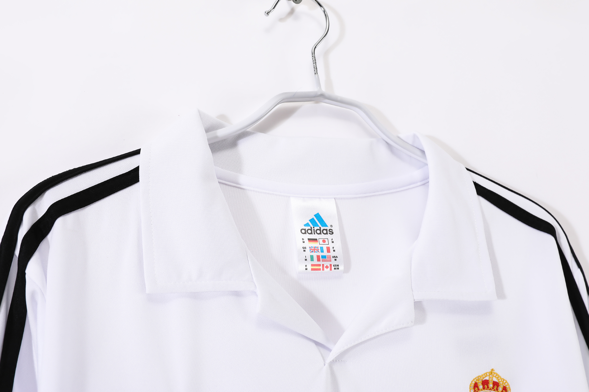 02-03 Real Madrid Home Retro Long Sleeve jersey/02-03皇马 02-03 Real Madrid Home Retro Long Sleeve jersey/02-03皇马