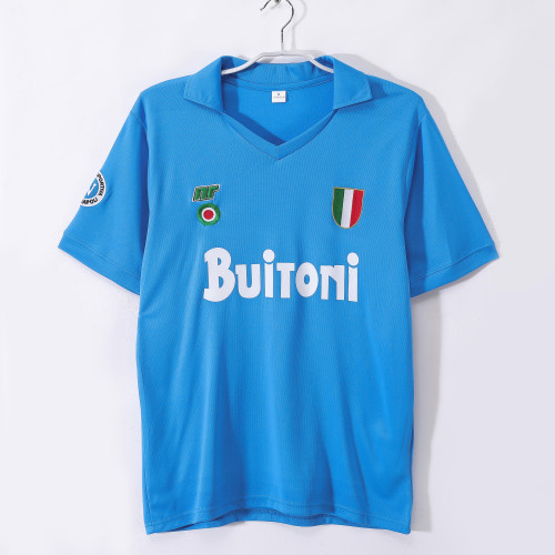87-88 Napoli Home Retro Jersey/87-88 那不勒斯主场
