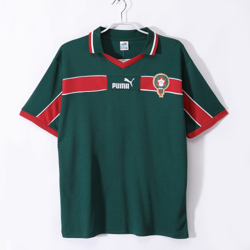 1998 Morocco Home Green Retro Jersey/1998摩洛哥主场