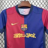 24-25 Barcelona Home TRAVIS SCOTT Kid Kit/24-25巴萨主场童装联名