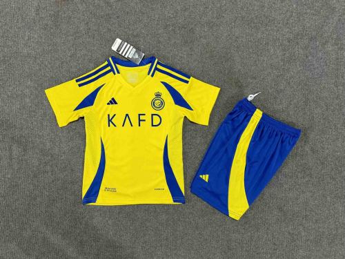 24-25  Al Nassr Home Kid Kit/24-25利雅得胜利主场童装