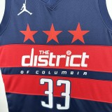 2025 Washington Wizards 33#Kuzma Blue Jersey/2025 奇才蓝色33#kuzma
