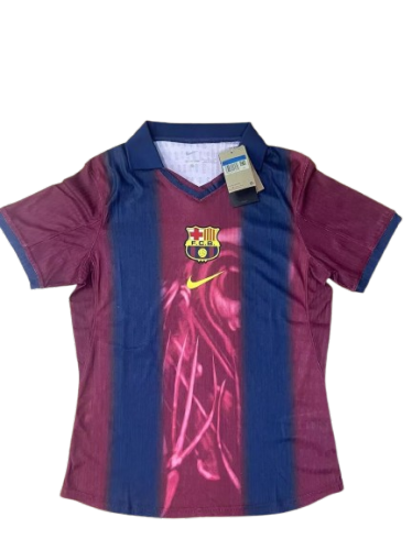 2000-01 Barcelona Retro Home Skeleton Jersey/ 2000-01 巴萨复古联名