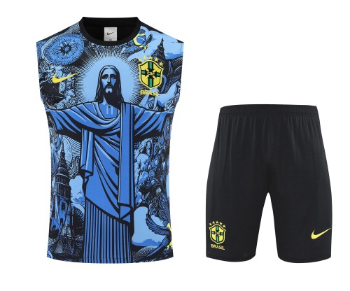 2025 Brazil Vest Training Suit/2025巴西背心训练服