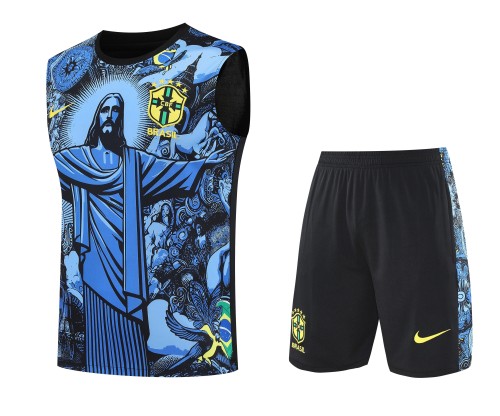 2025 Brazil Vest Training Suit/2025巴西背心训练服