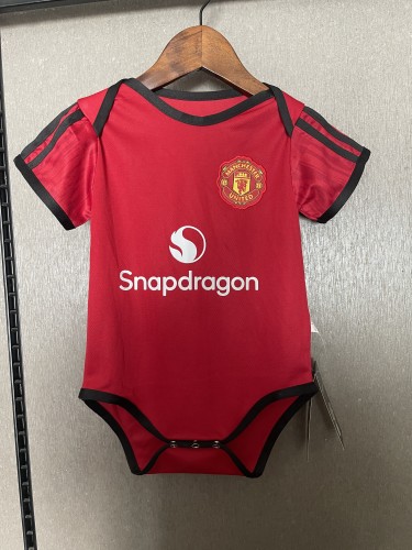 25-26 Manchester United Home Baby Clothing/25-26曼联主场婴儿装