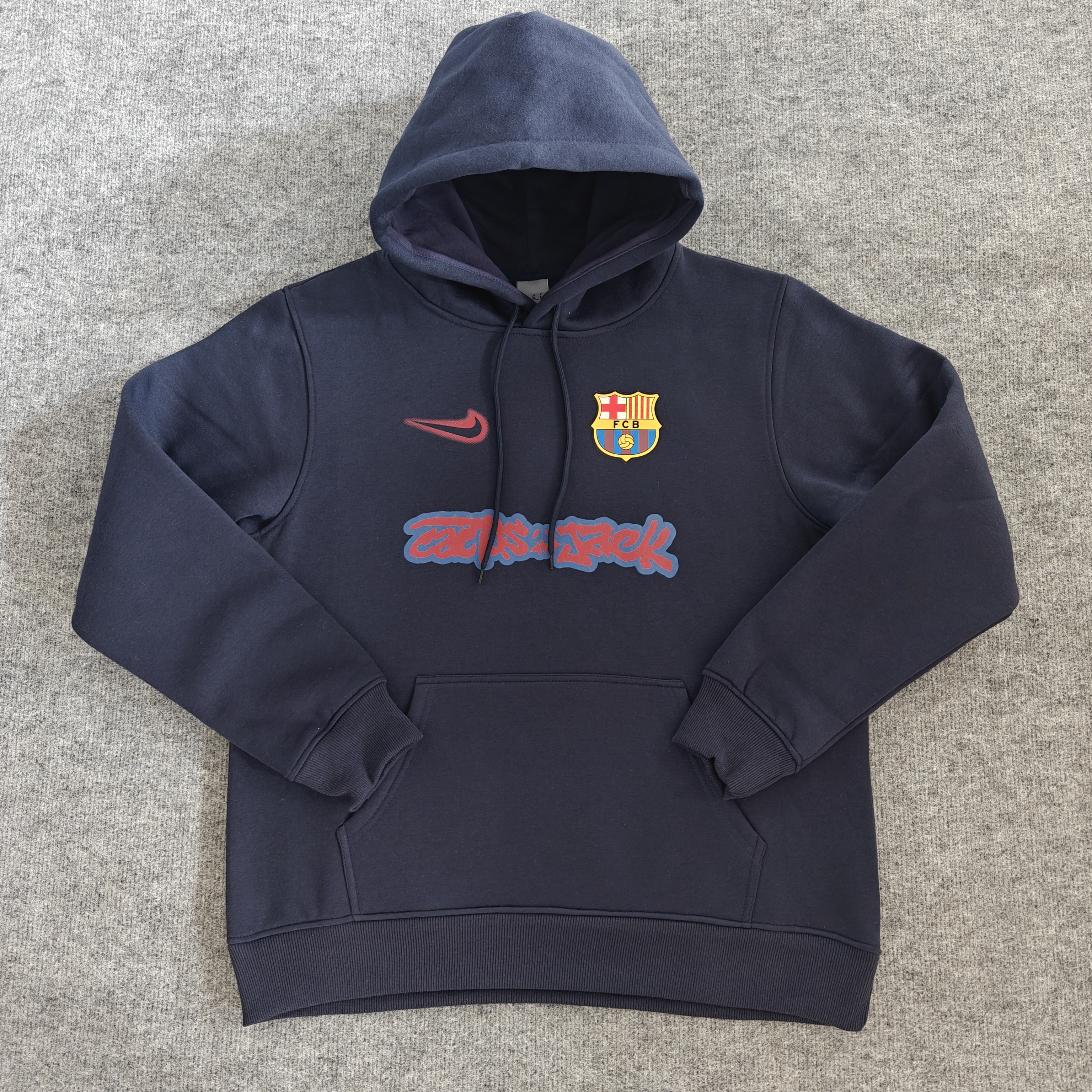 バルセロナ X travis scott 24/25 ホーム Mサイズ 24-25 Barcelona TRAVIS SCOTT Hoodie