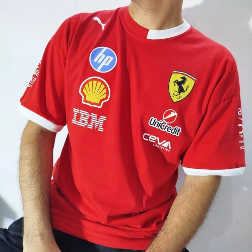 2025 Ferrari F1 Red T-Shirt /2025 F1红色短袖