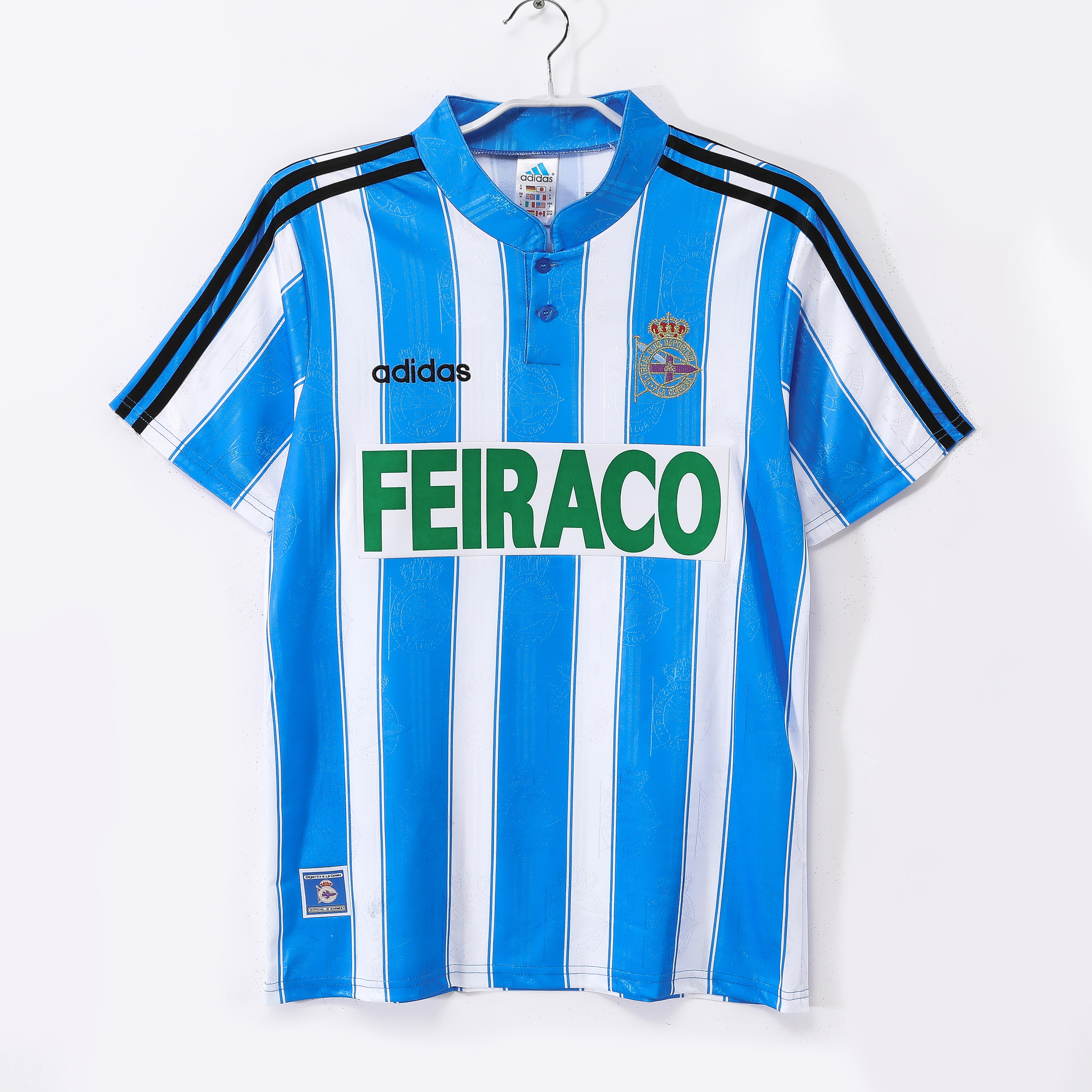 【非売・スペイン取得品】Deportivo de La Coruña 美品パンツ Jersey Deportivo La Coruña Retro Third 99/00