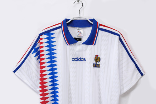 1994 France Away Retro Jersey/1994法国客场
