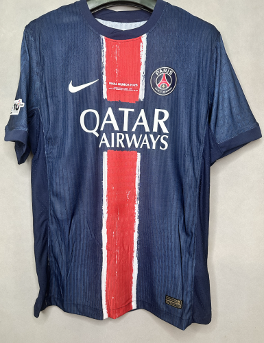24-25 PSG Home Final Game Player Jersey/ 24-25巴黎主场决赛球员版