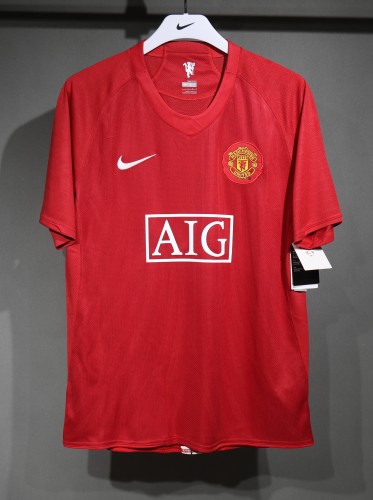 07-08 Manchester United Home Player Retro Jersey/07-08 曼联主场球员版