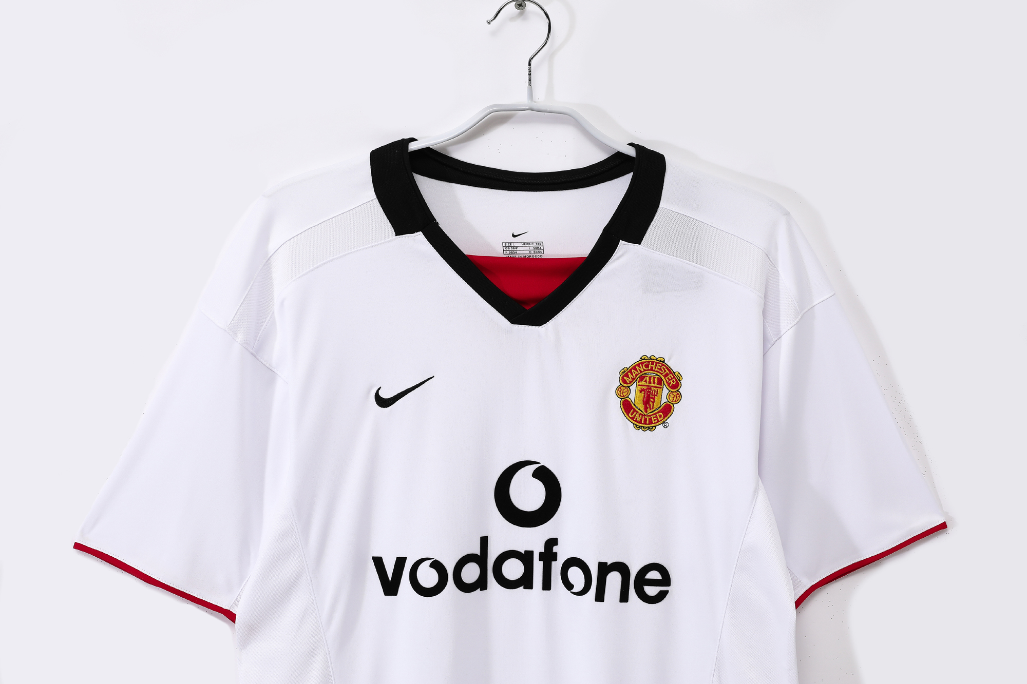 ウェア Manchester United 2002 2003 3rd Veron 2002-03 Manchester United Third Shirt Veron #4 - 8/10 - (L)