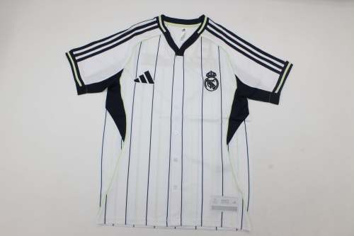 25-26 Real Madrid Baseball Jersey/ 25-26皇马棒球服