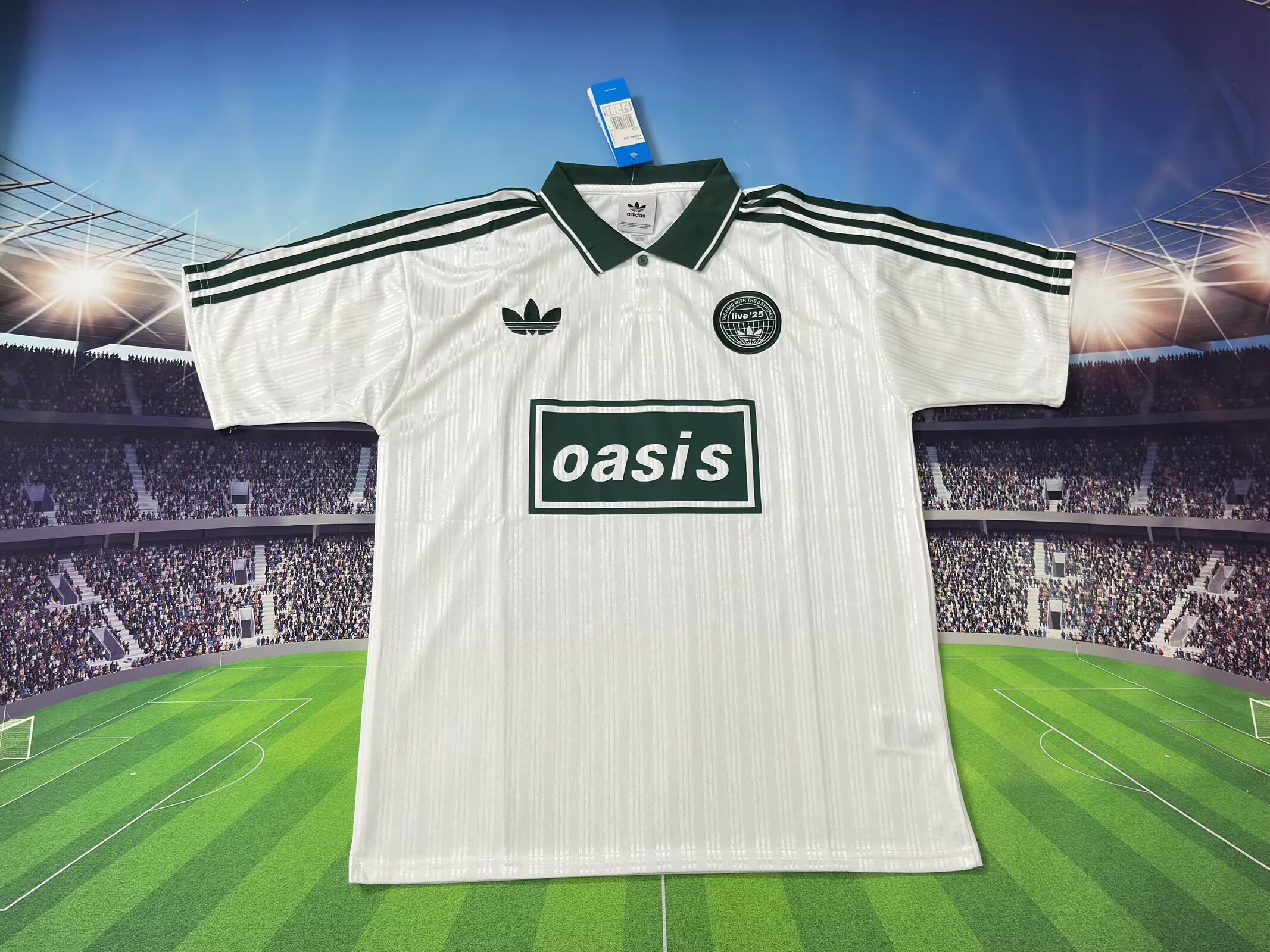 2025 Adidas Oasis Fashion Black T-shirt