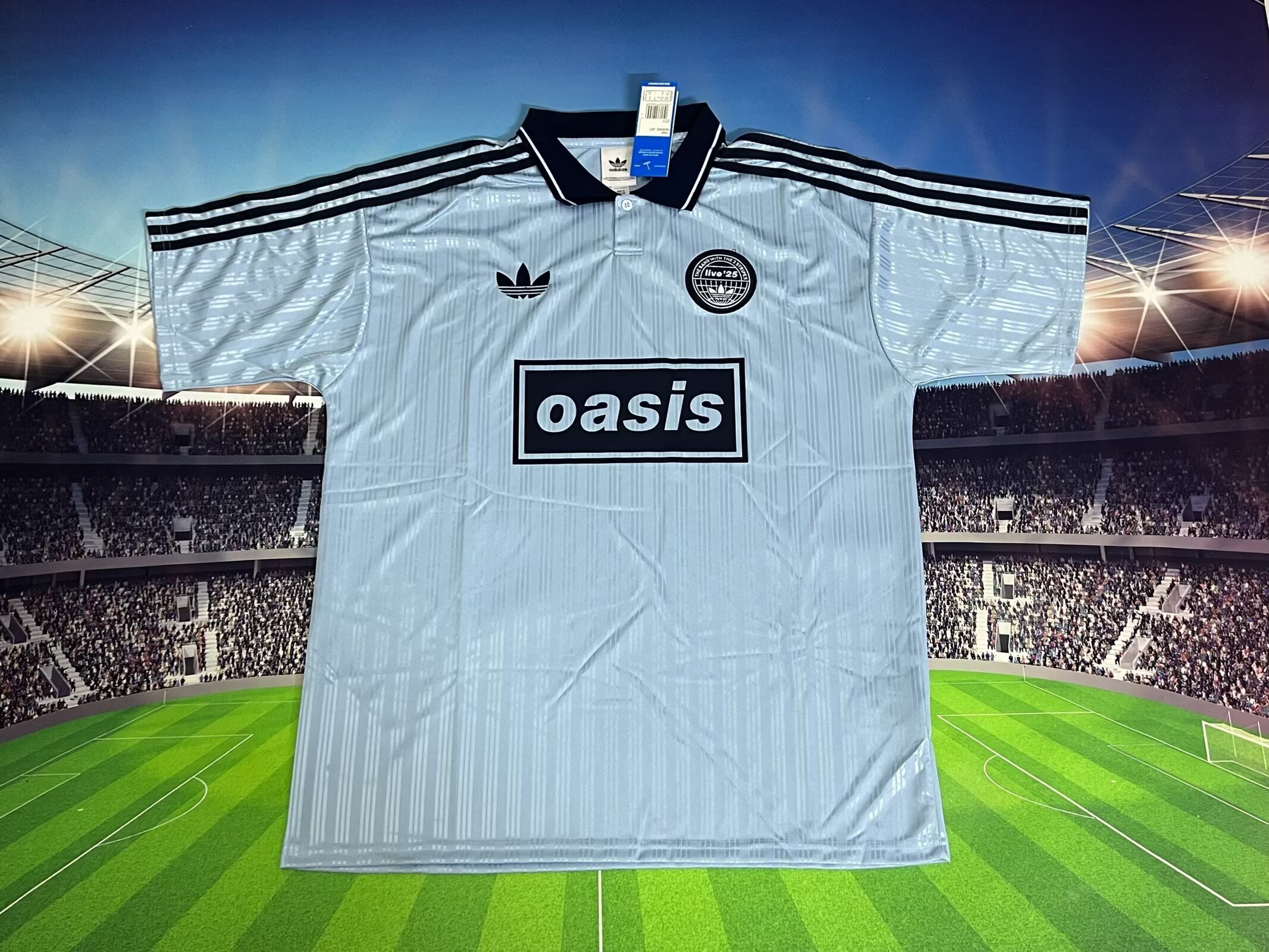 2025 Adidas Oasis Fashion Black T-shirt