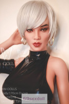 AmIll - While Hair 170cm 378# Head D-cup TPE Sex Doll