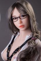 Ava - Glasses Baby Jasmine Sex Doll 230# Head TPE 163cm WM Inflatable Real Dolls