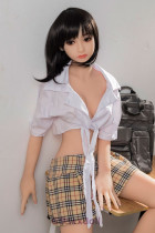 Anna - Black Short Hair 146cm 204# Head TPE WM Cheap Real Dolls