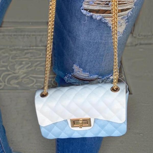 Fashion Color Chain Shoulder Bag