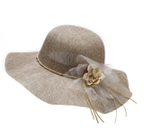 Women's Foldable Long Brim Sun Beach Sun Hat Outdoor Summer Breathable Travel Straw Hat