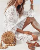 Sexy Lace V Neck Daily Fashion Mini Dresses