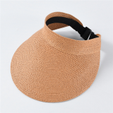 Women's Handmade Straw Summer Casual Shade  Beach Hat