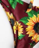 Sunflower Printed Bikini Swimwear