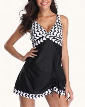 Sexy High Waist Tankini Swimdress