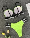 Female Sexy High Elastic Wide Side Body Bathing Suit
