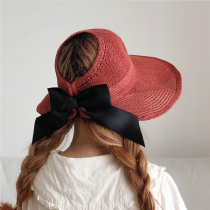Women's Bow Straw Straw Hat