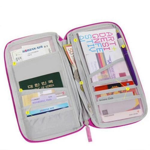 Portable Travels Card Ticket Holder Wallet Storage Bag
