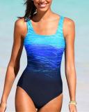 Colorful Print Strap Beautiful One-piece Swimsuits
