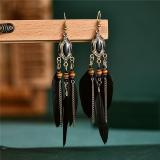 Colorful Fashion Feather Earrings