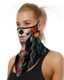 Skull Pattern Breathable Earmuffs Face Mask