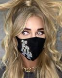 Rhinestone Flash Diamond Face Mask